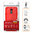 Flexi Slim Carbon Fibre Case for LG Q Stylus - Brushed Red